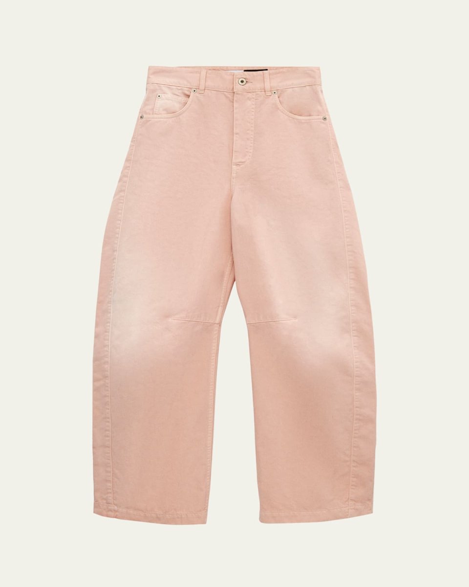 Barrel Cotton Trousers